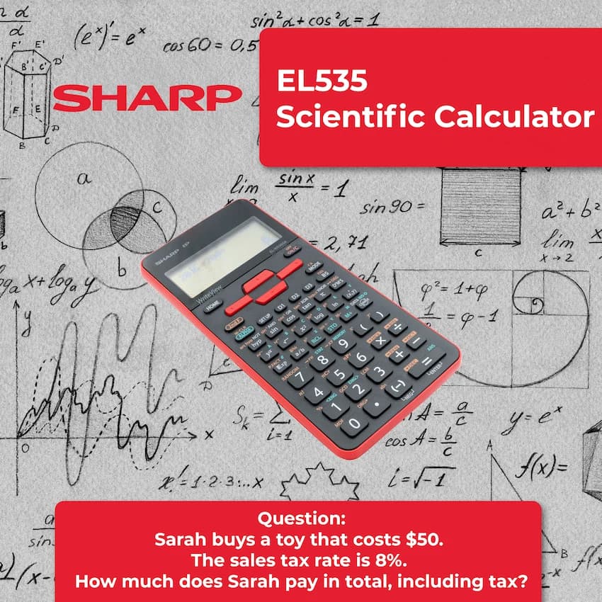 Sharp EL535 Scientific Calculator thumbnail 16