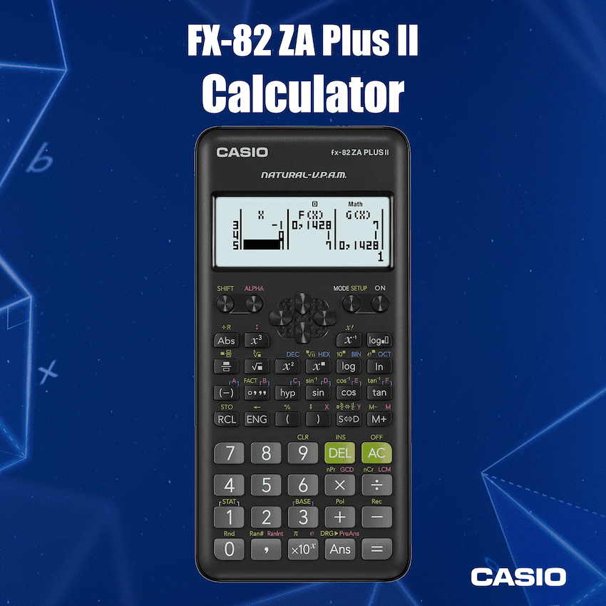 Casio FX-82 ZA Plus II Calculator thumbnail 2