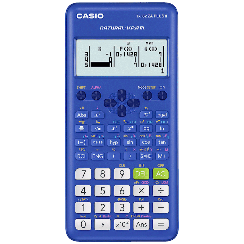 Casio FX-82 ZA Plus II Calculator thumbnail 7