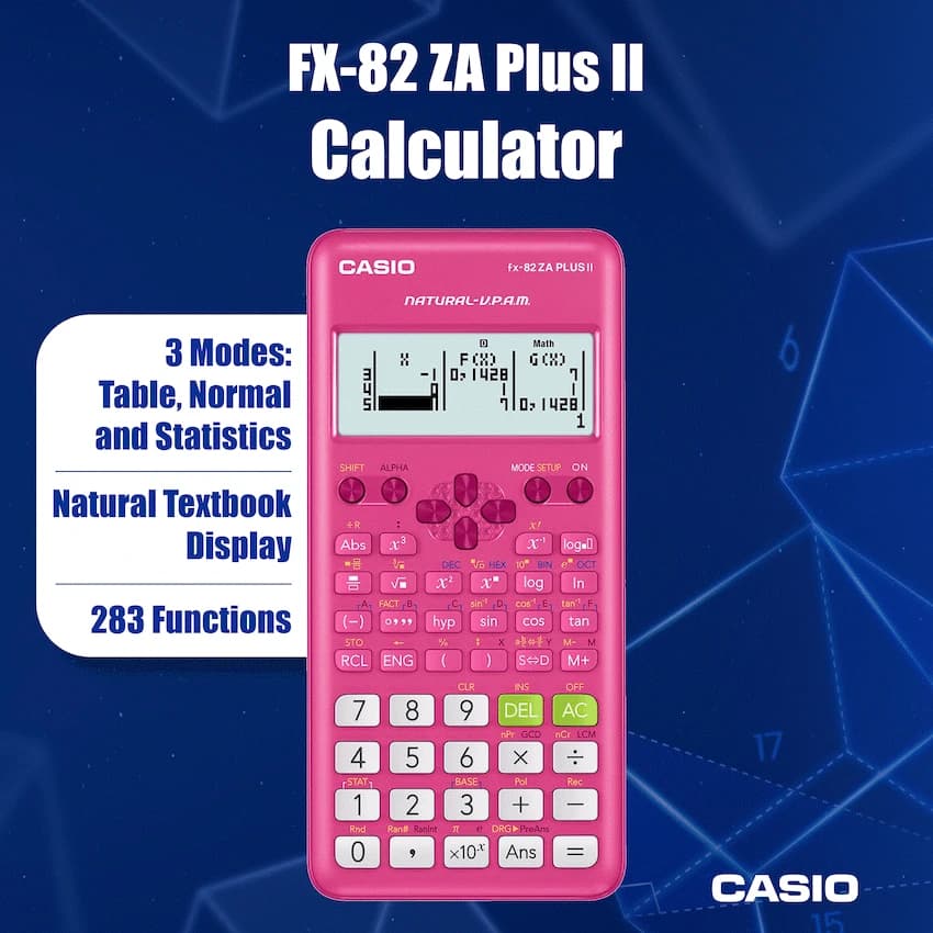 Casio FX-82 ZA Plus II Calculator thumbnail 15