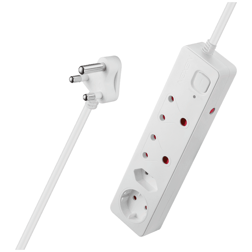 Nexon 4 Way Medium Surge Protected Multiplug 0.5M Black thumbnail 8