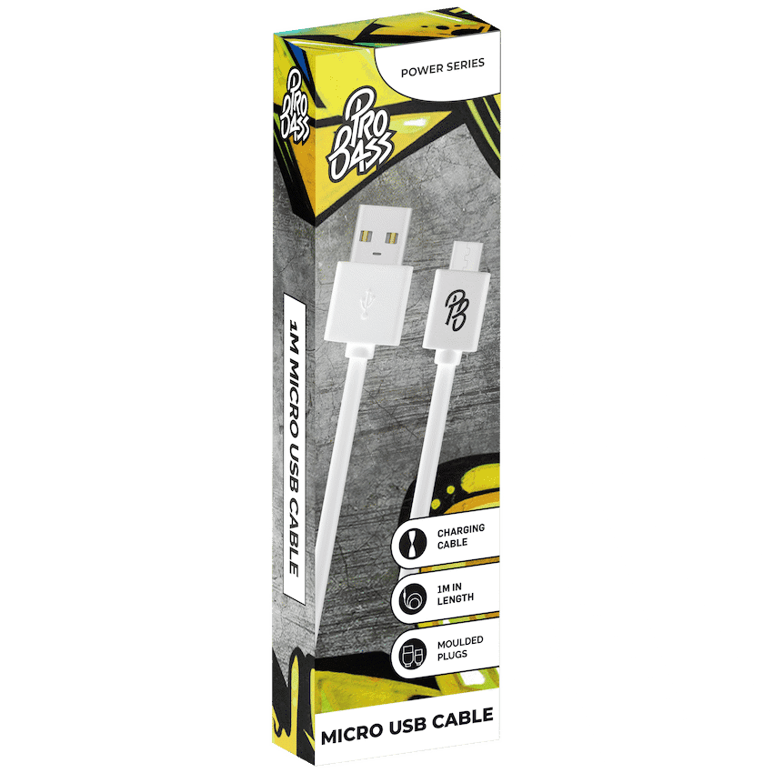 Pro Bass Power Series Boxed Round Micro USB Cable thumbnail 11
