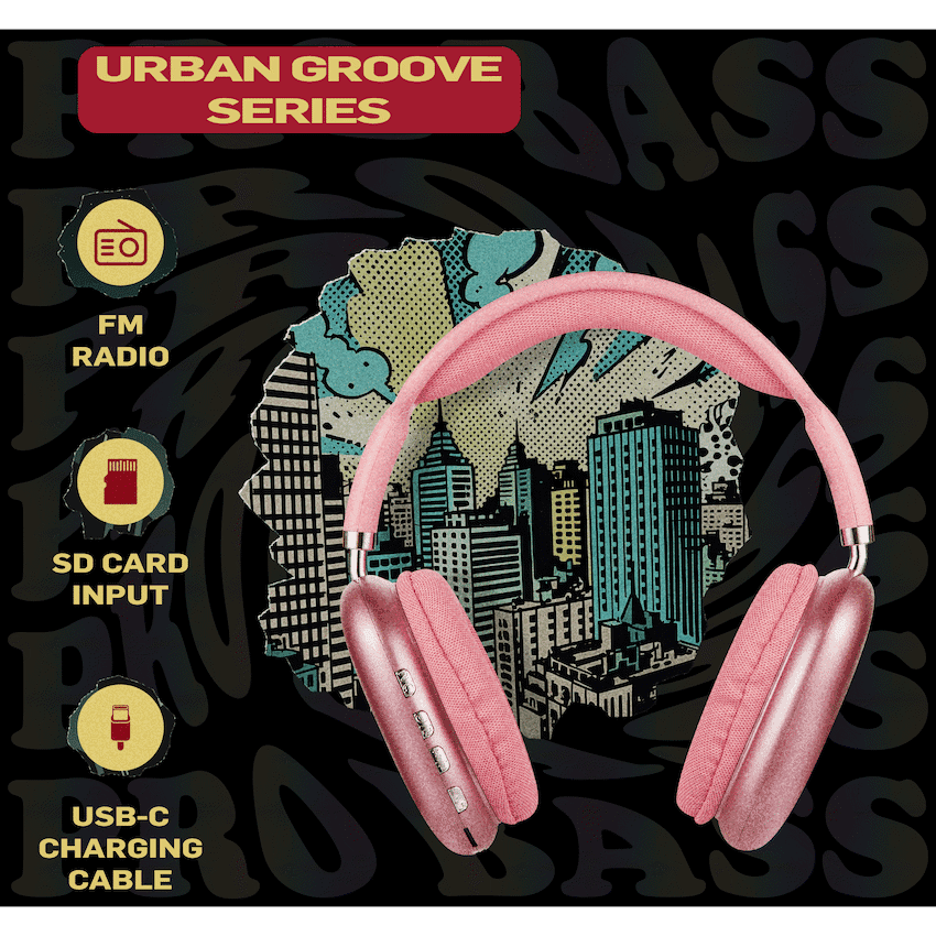 Pro Bass Urban Groove Series Bluetooth Headphones thumbnail 12