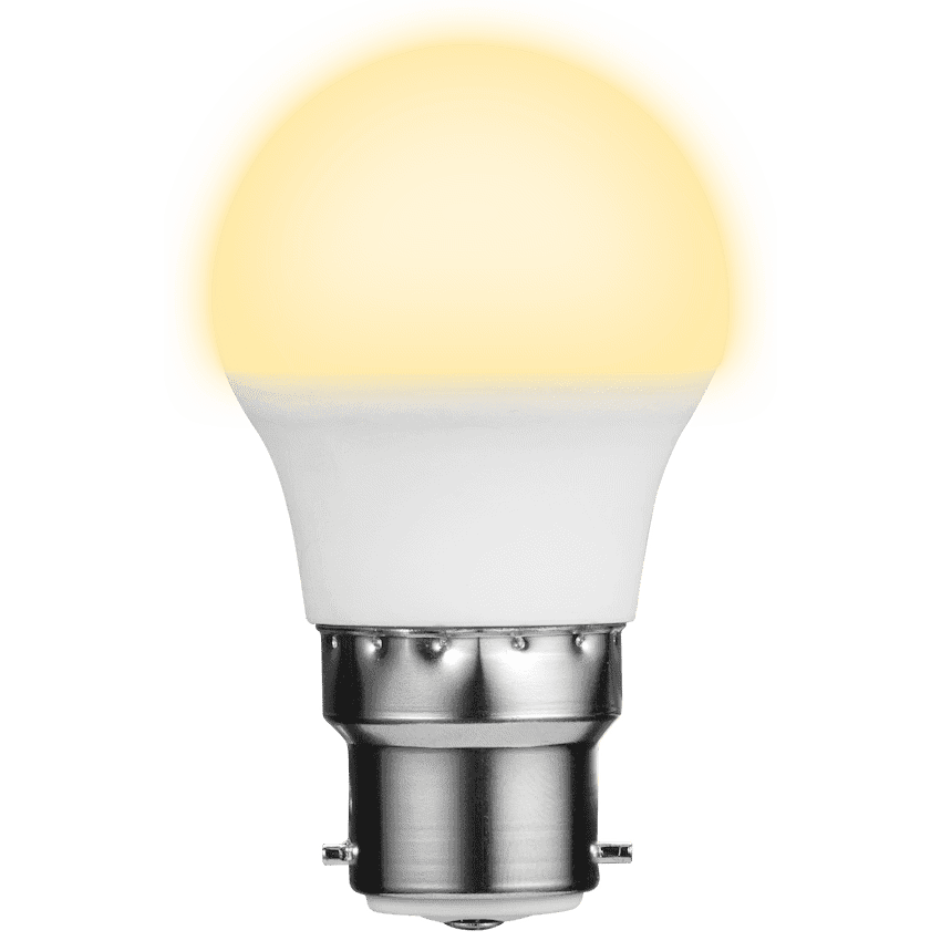 Switched 5w Golf Ball LED Light Bulb B22 thumbnail 6