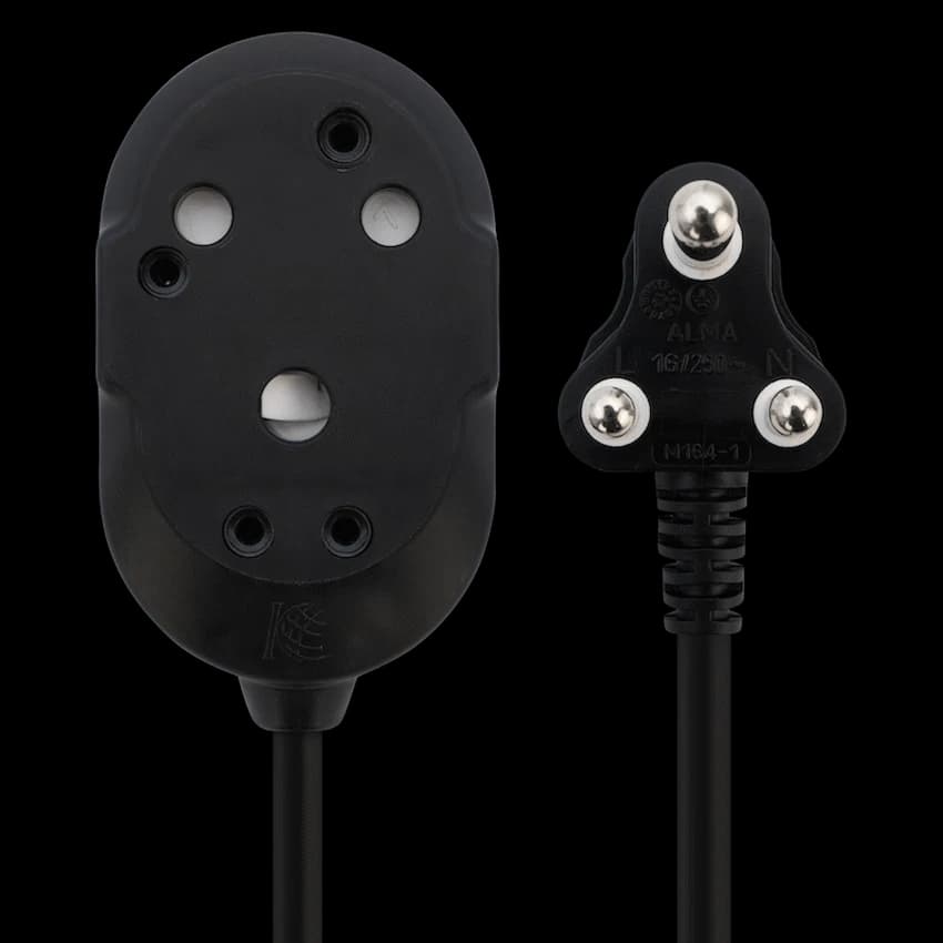 SWITCHED LIGHT DUTY Back To Back(BTB) EXTENSION LEADS 10M thumbnail 10