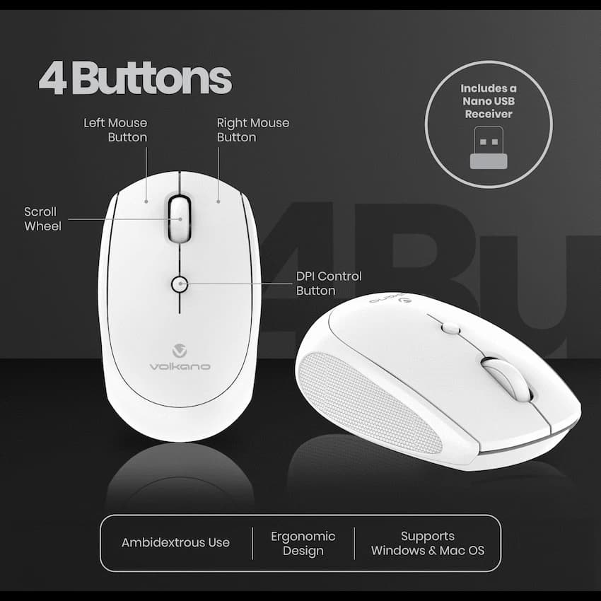 Volkano Talc Wireless Mouse thumbnail 38