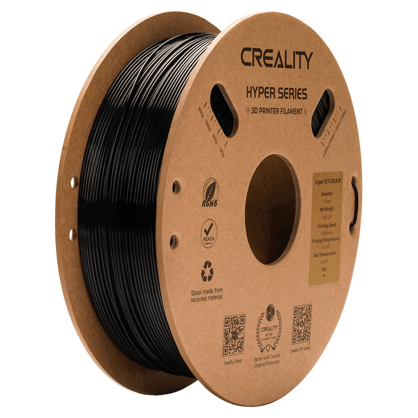 Creality Hyper-PETG Filament – Black – 1kg