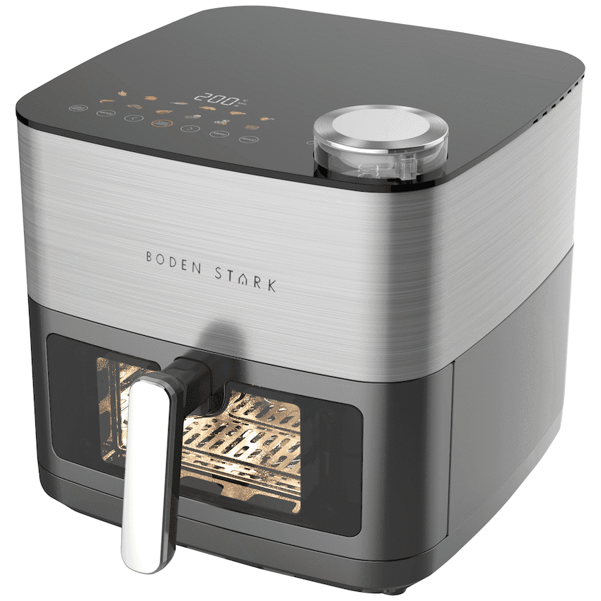Boden Stark 8l Dual Element Air Fryer with Steaming Function
