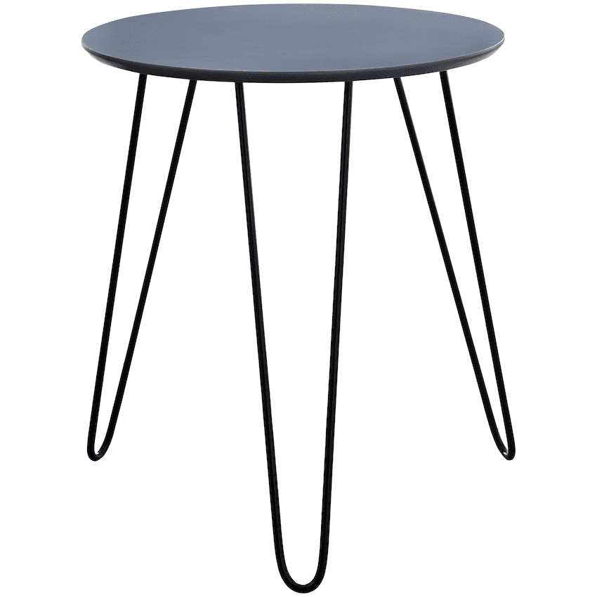 Everfurn Juniper Coffee Table – Grey and Black Frame