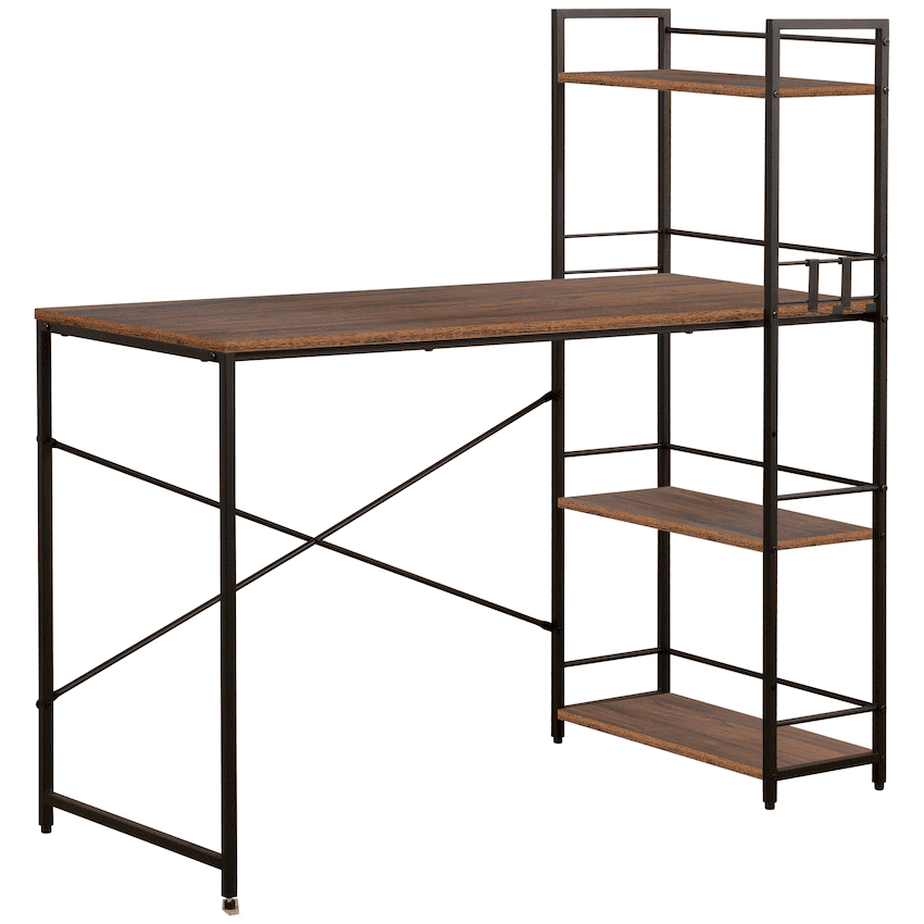 Everfurn Regal Desk – Dark Oak