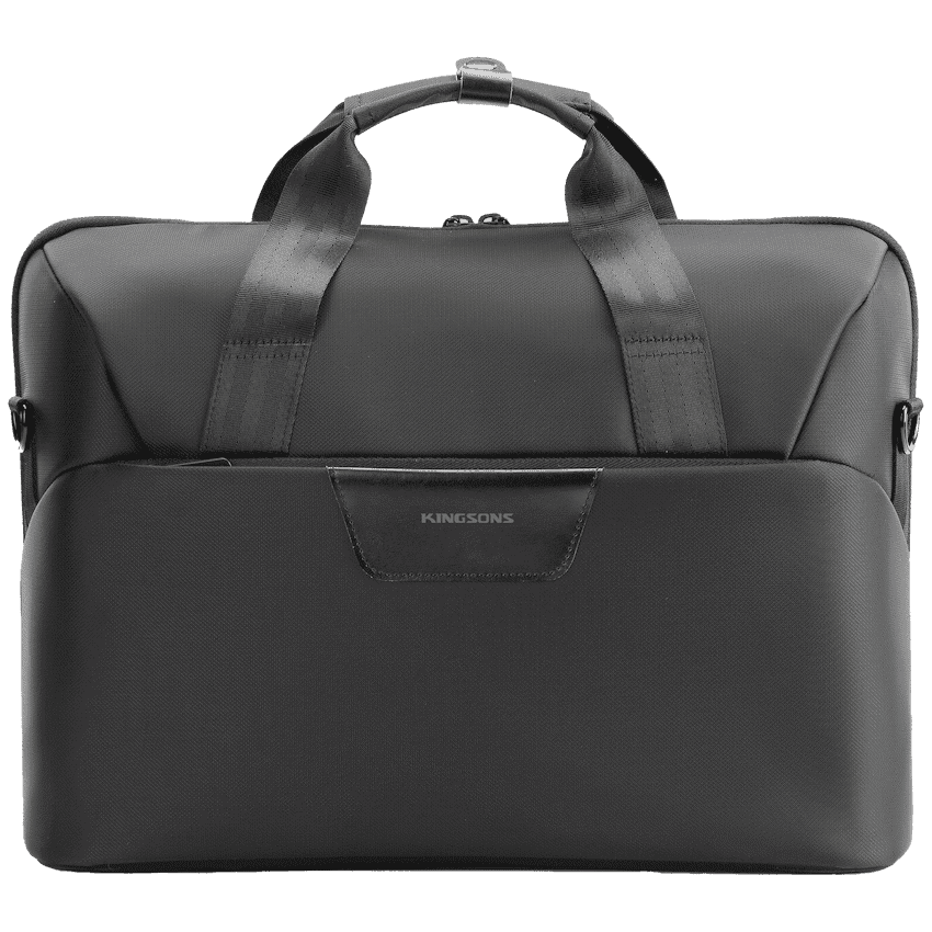Kingsons Vision Series 15.6″ Laptop Shoulder Bag – Black