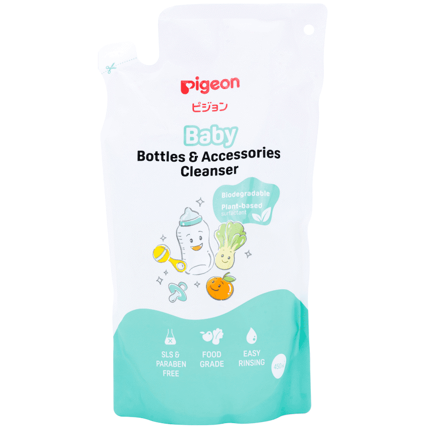 Pigeon – Baby Bottles & Accessories Cleanser 450ml Refill