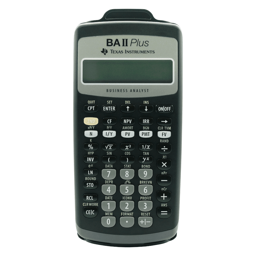 Texas Instruments BA ii Plus Financial Calculator