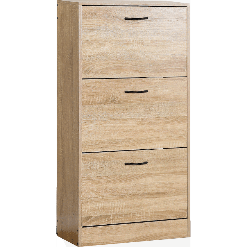 Everfurn Tamar Shoe Cabinet – Small – Oak