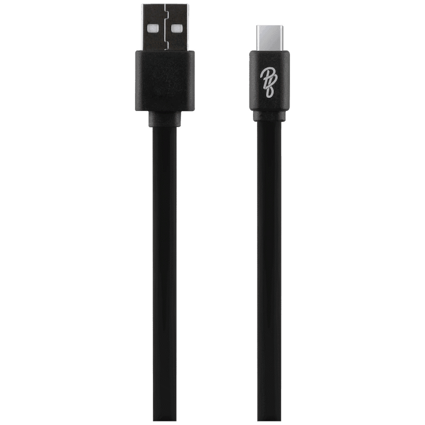 Pro Bass Energize Series Packaged USB to Type-C Cable 1.2m – Black