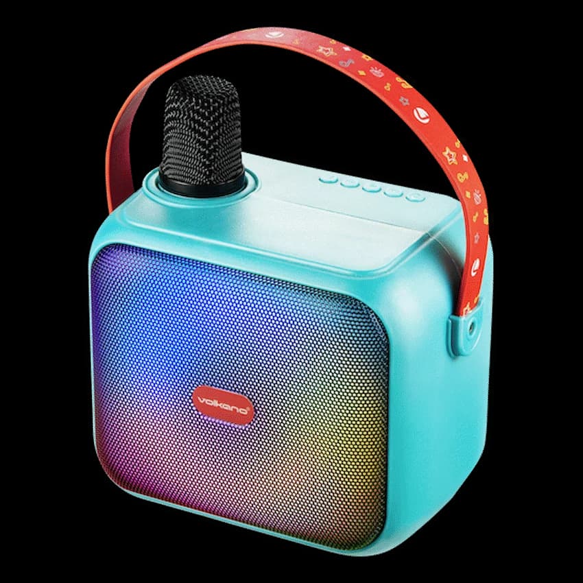Volkano Kids SongSeeker Bluetooth Karaoke Machine with Wireless BT Microphone
