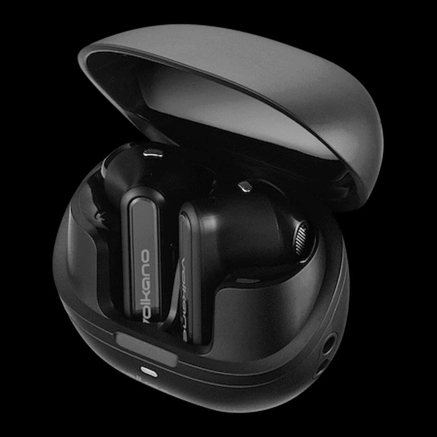 Volkano QuietFit – TWS Earphones with ANC & ENC- Black