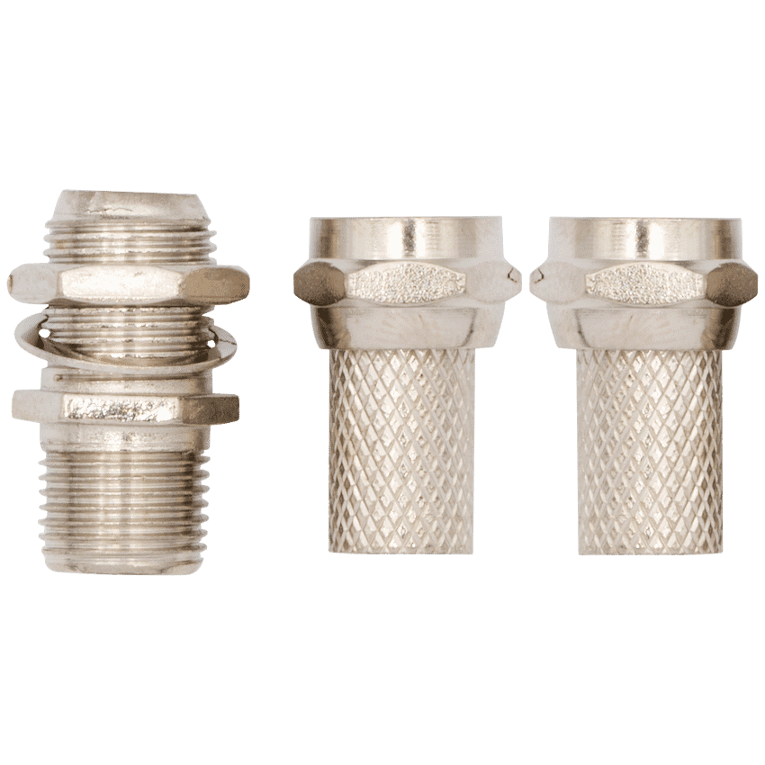 Volkano 2x F Connector & Barrel Joiner