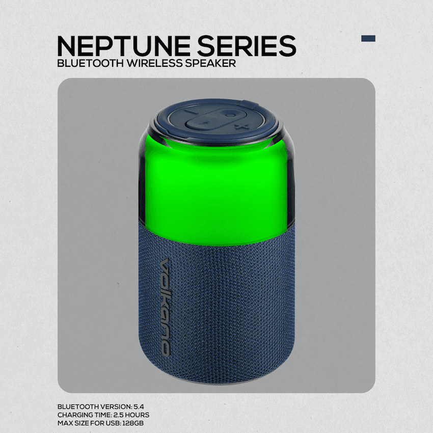 Volkano Neptune Bluetooth Wireless Speaker thumbnail 9