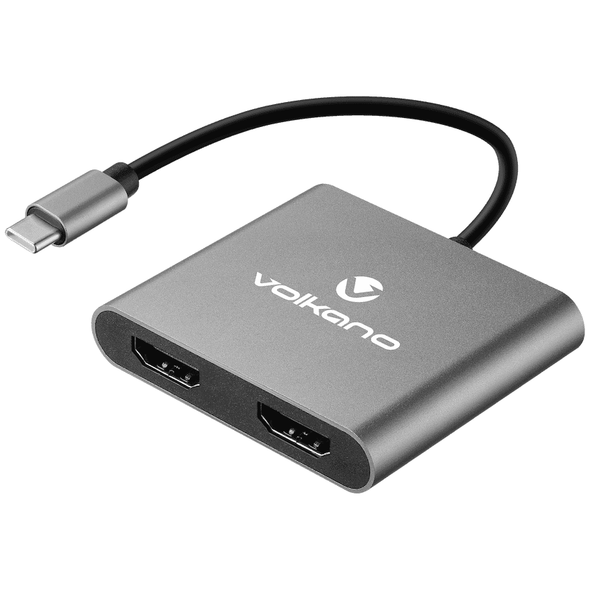 Volkano Expand Series USB-C to Dual 4K HDMI Adaptor