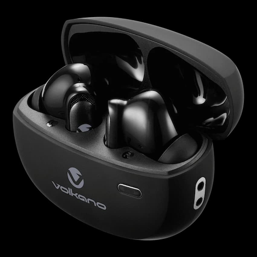 Volkano Nomad Active Noise-Cancelling True Wireless Earphones – Black
