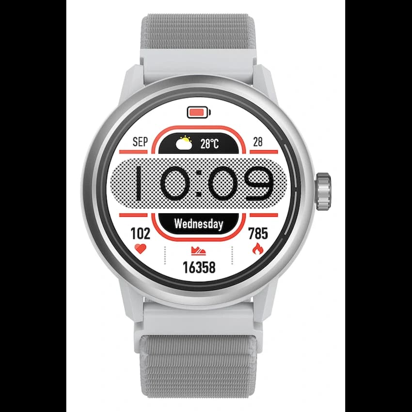 Volkano Tide Series Waterproof Smart Watch – Silver