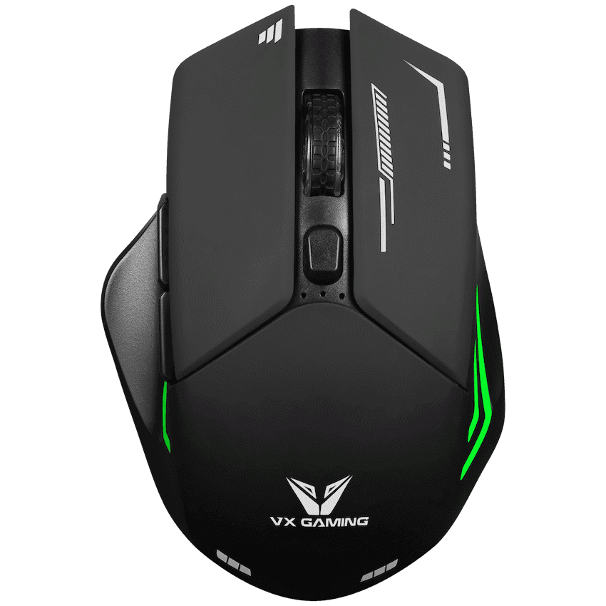VX Gaming Kratos Series Wireless Rechargeable RGB Gaming Mouse