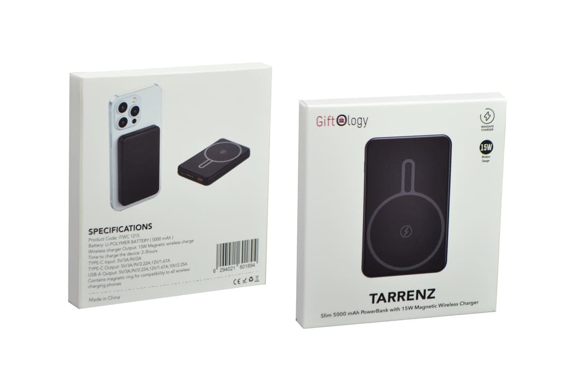 TARRENZ – Giftology 5000 mAh Magnetic Wireless Powerbank thumbnail 8