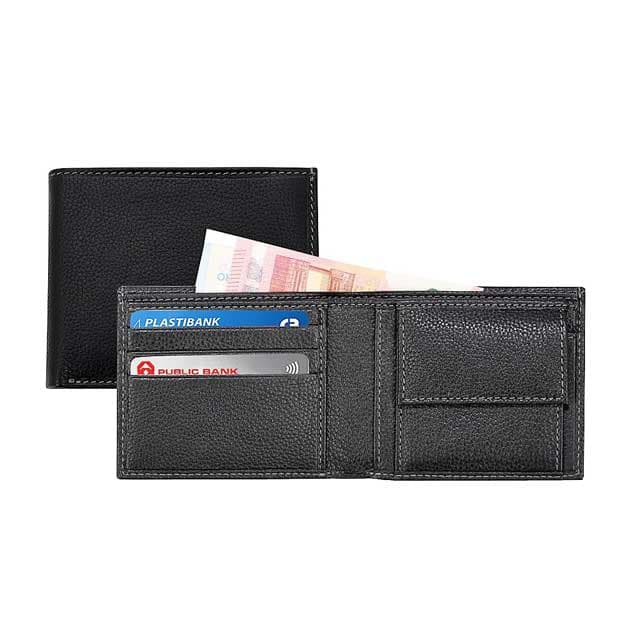 CANCUN – SANTHOME Men’s Wallet In Genuine Leather (Anti-microbial)