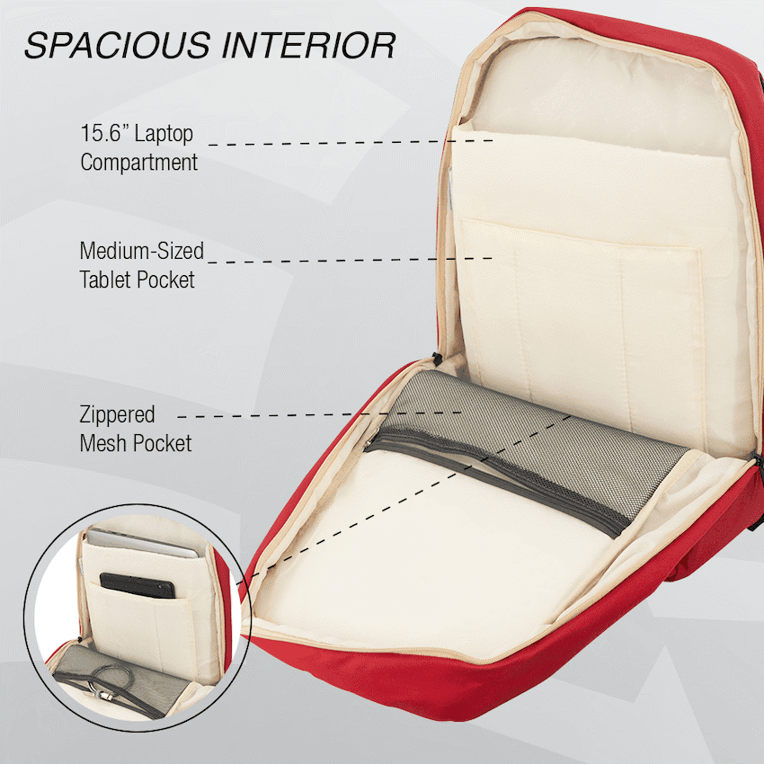 Kingsons Arrow Series 15.6″ Backpack thumbnail 11