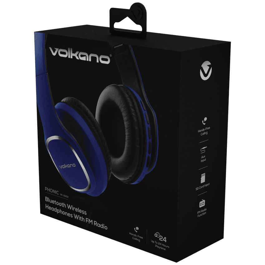 Volkano Phonic Series Bluetooth Full Size Headphones thumbnail 9