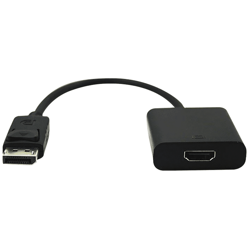 Volkano Port Series DisplayPort to 4K HDMI Converter 10cm – Black