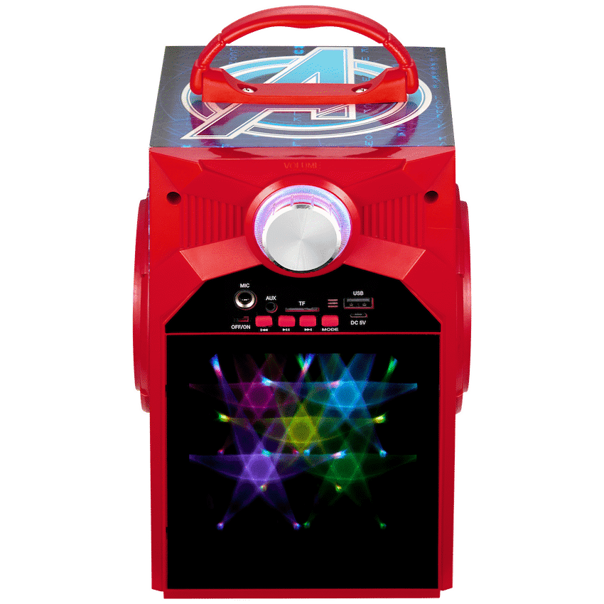 Marvel Avengers Galaxy LED Stars Karaoke Machine with Microphone thumbnail 4
