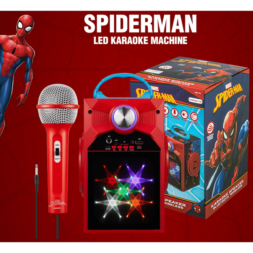 Marvel Avengers Galaxy LED Stars Karaoke Machine with Microphone thumbnail 18