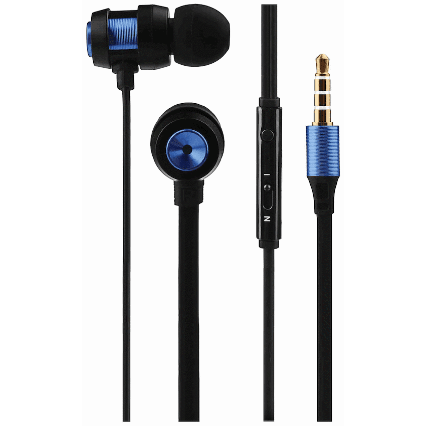 Volkano Alloy Series Metal Earphone – Blue