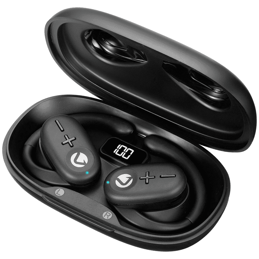 Volkano Stride Series Air Conduction TWS Earphones – Black