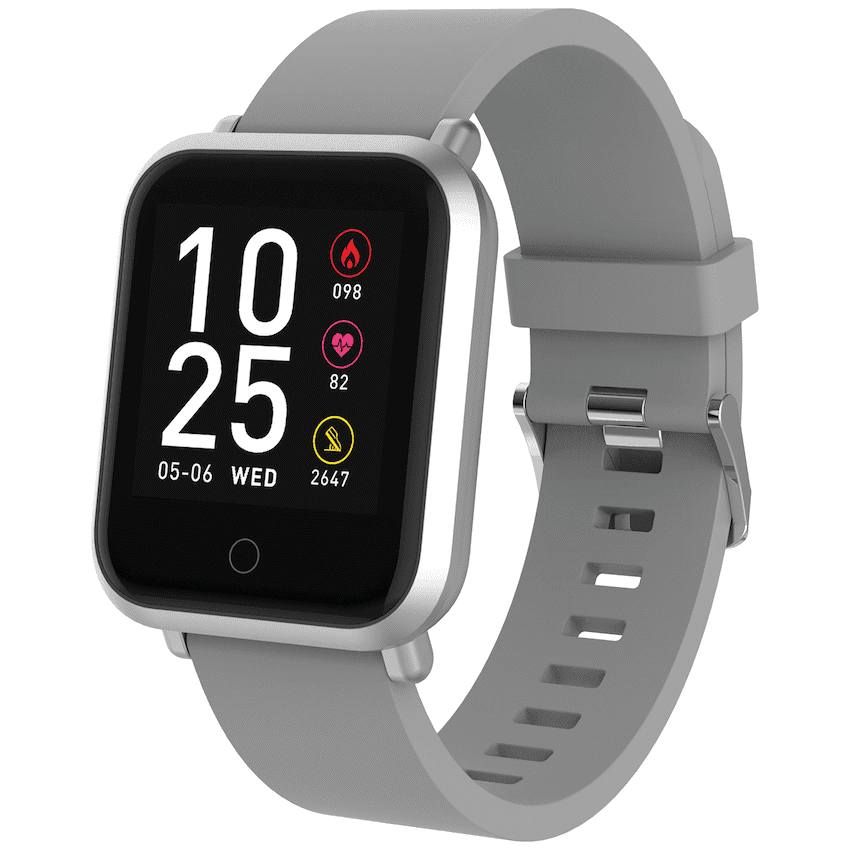 Volkano Active Tech Serene Series Watch with Heart Rate Monitor – Silver