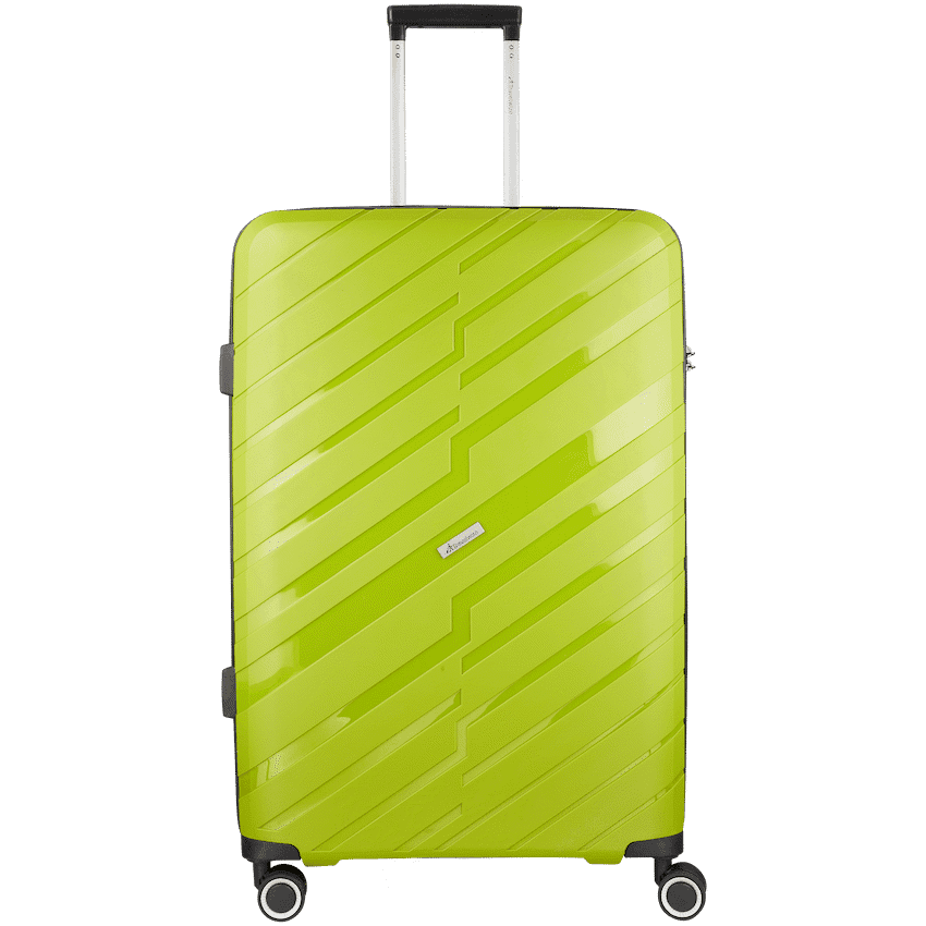 Travelwize Java PP 4-Wheel Spinner 75cm Luggage – Lime