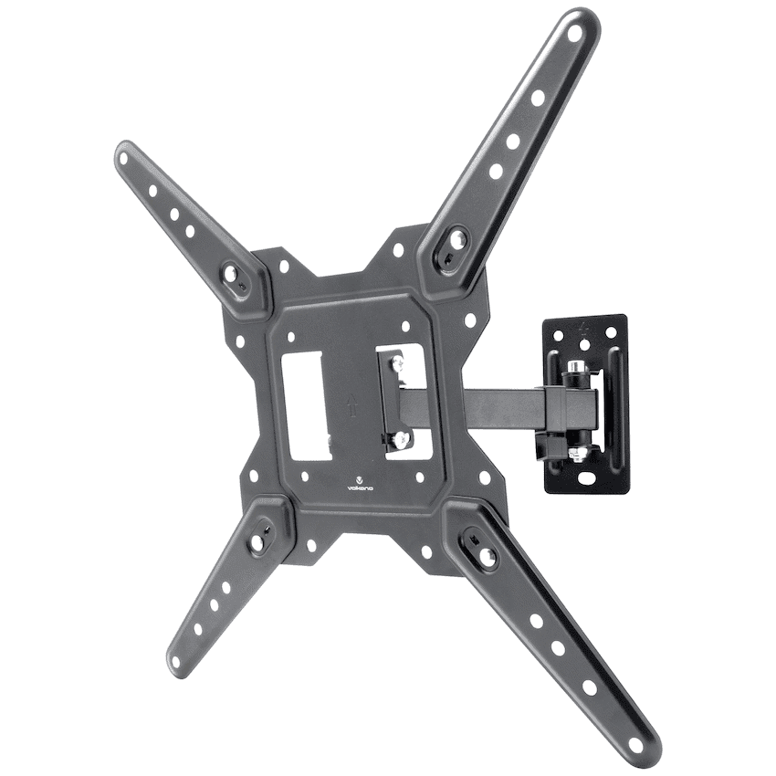 Volkano Steel Series Full Motion Single Arm TV Wall Mount for 23″-55″ TVs