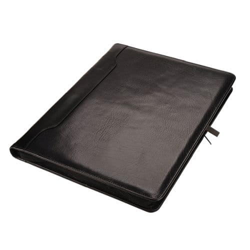 A4 Adpel Leather Zipped Folder