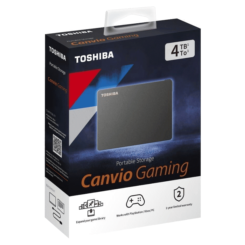 Toshiba Canvio Gaming 4tb – Black