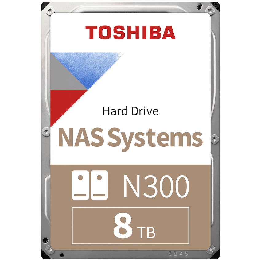 Toshiba N300 NAS Hard Drive 8tb SATA III (512mb/7200rpm)