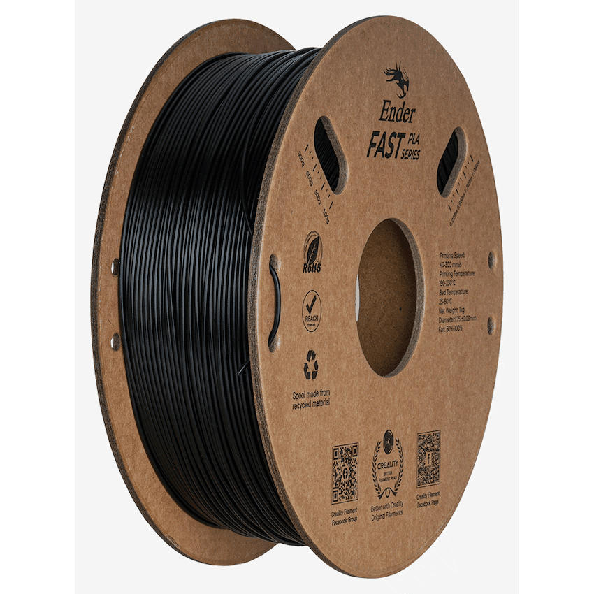 Creality Ender Fast PLA Filament 1.75mm 1.0kg Black