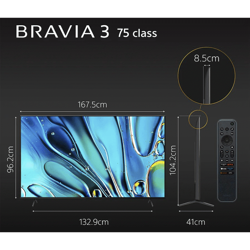 BRAVIA 3 75" class LCD TV