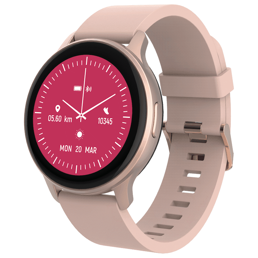 Volkano Active Tech Trend series Watch with heart rate monitor - Gold