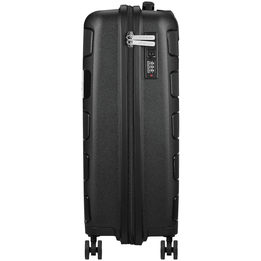 Travelwize Tourer PP 55cm 4-wheel Spinner Luggage Black