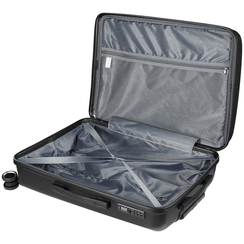 Travelwize Tourer PP 65cm 4-wheel Spinner Luggage Black