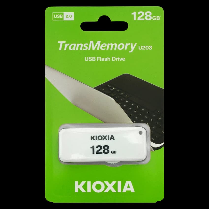 Kioxia U203W- 128GB USB 2.0 Yamabiko Slider Typ