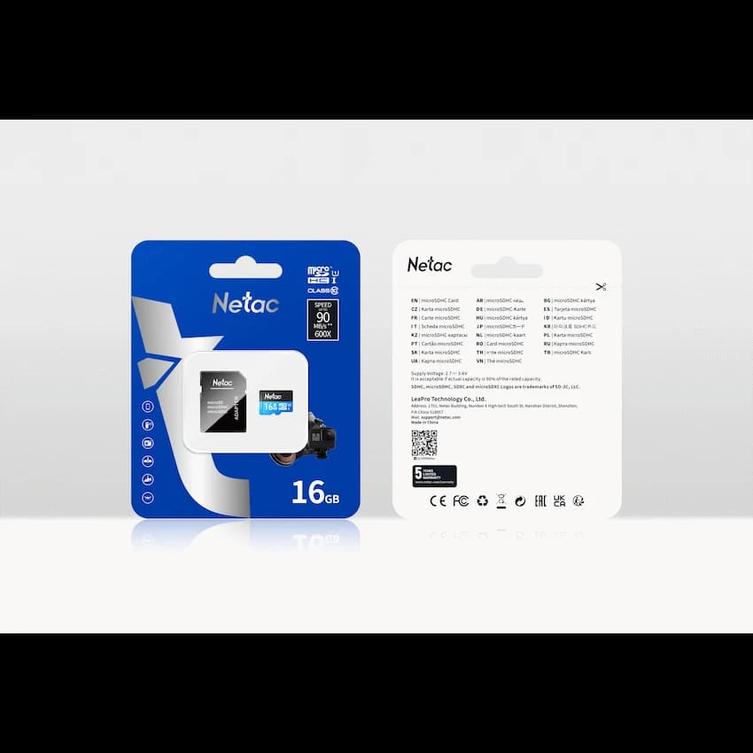 Netac 16gb Micro SD with Adapter