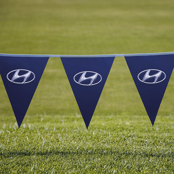 Pennants PVC Digital Single Sided Triangle